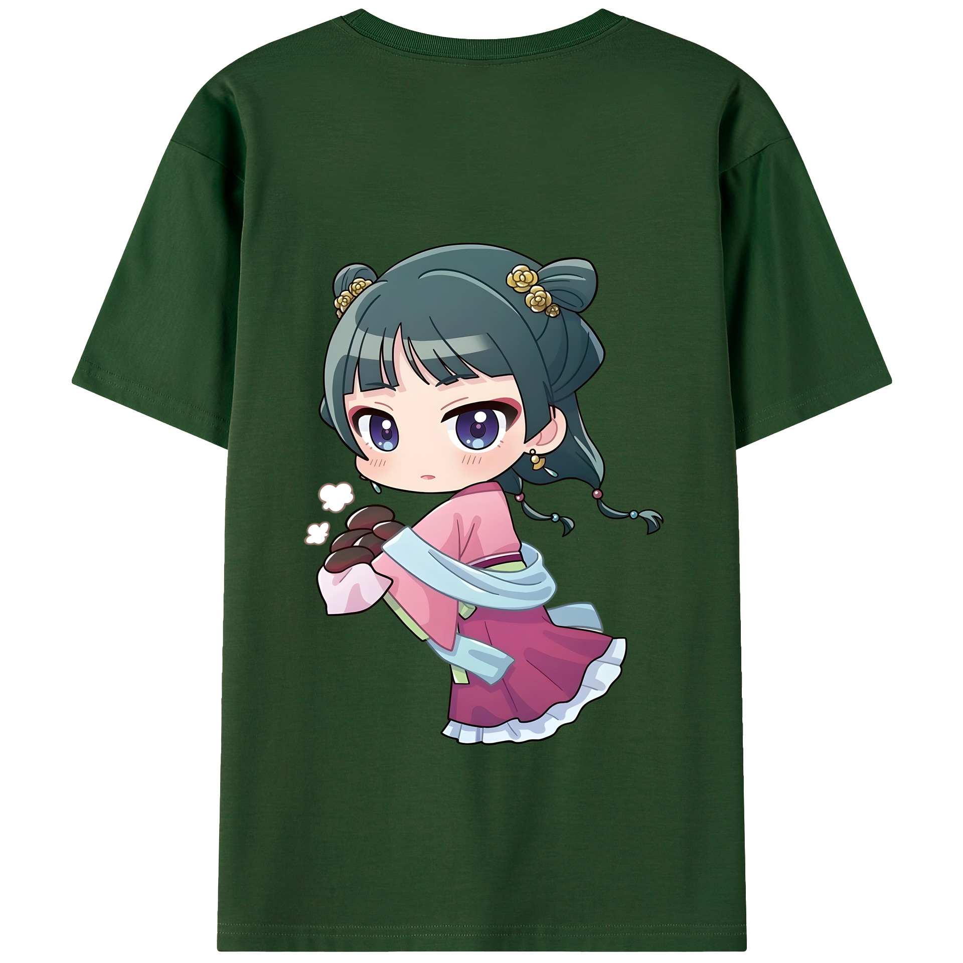 （画像用） 薬屋のひとりごと The Apothecary Diaries 綿100％半袖Tシャツ（背面プリント）